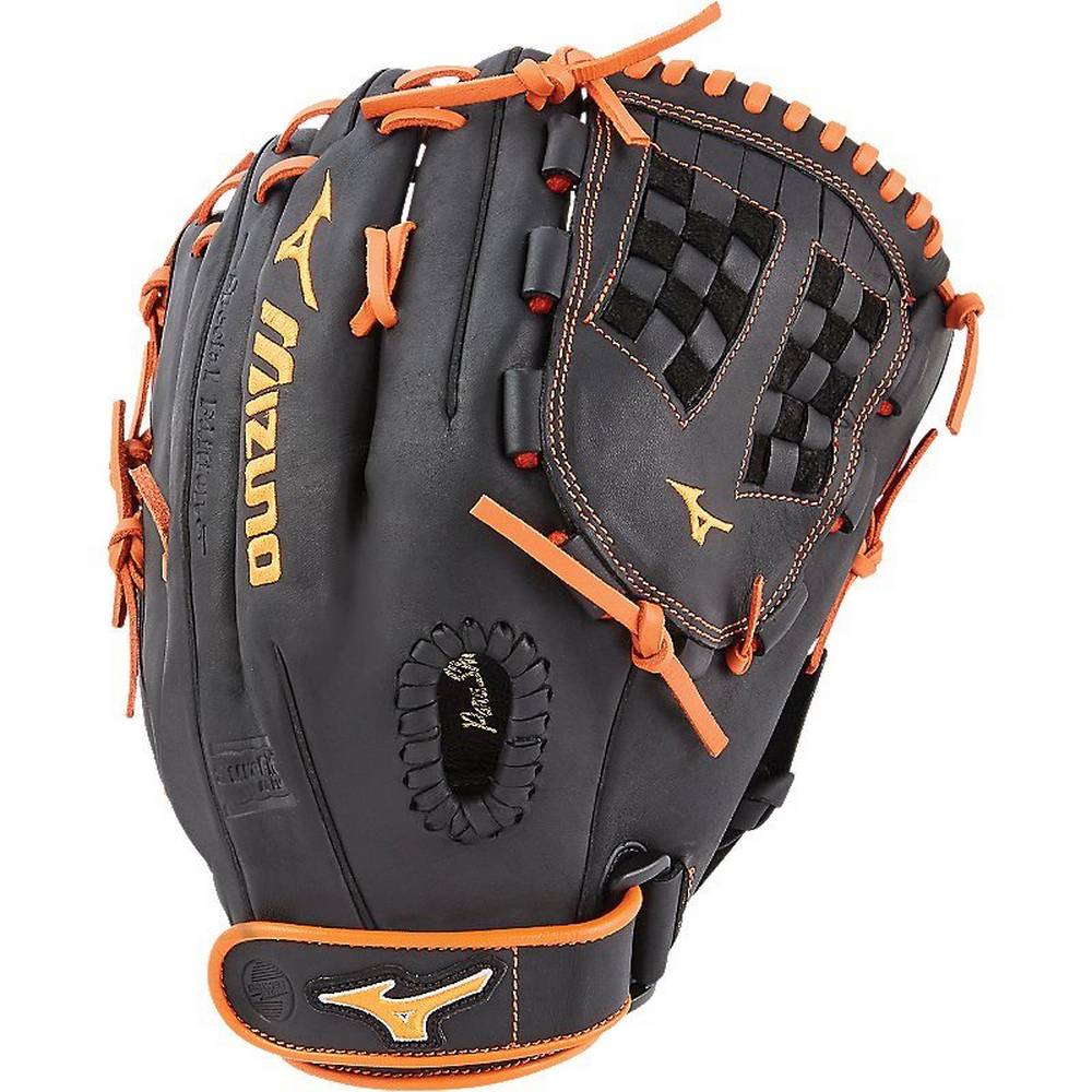 Damske Rukavice Mizuno MVP Prime SE Fastpitch 12.5" Softball Čierne/Oranžové Vypredaj EVSA37159